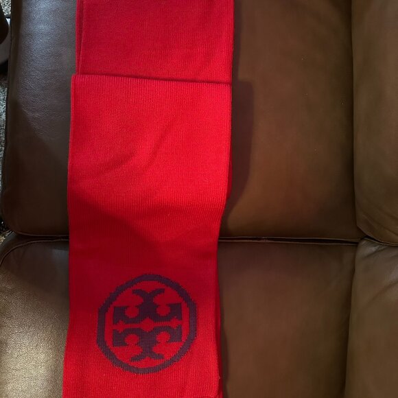 Tory Burch Wool Knit Scarf - Picture 1 of 6
